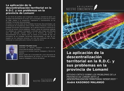 La aplicación de la descentralización territorial en la R.D.C. y sus problemas en la provincia de Lomami