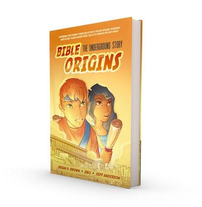 Bible Origins (Portions of the New Testament + Graphic Novel Stories), Hardcover, Orange