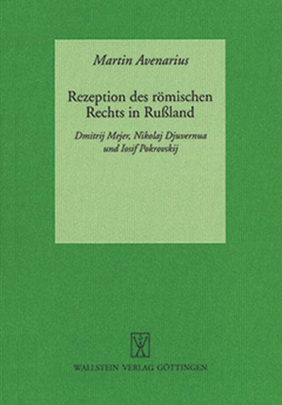 Rezeption des römischen Rechts in Rußland