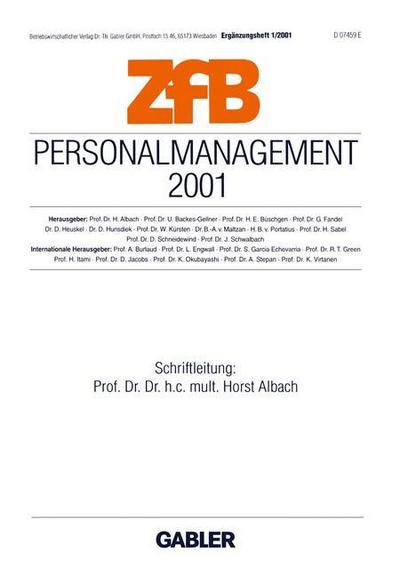 Personalmanagement 2001