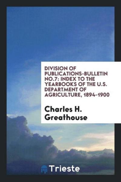 Division of Publications-Bulletin No.7