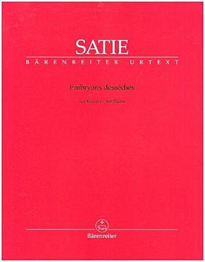 Embryons desséchés, Partitur