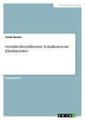 Geschlechterdifferente Sozialisation im Kleinkindalter