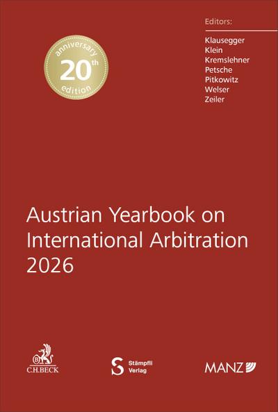 Austrian Yearbook on International Arbitration 2026