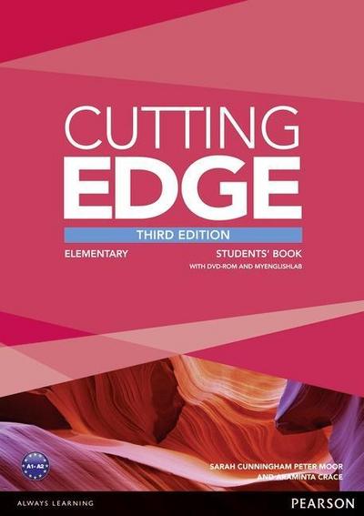 Cutting Edge, Elementary, 3rd edition Cutting Edge 3rd Edition Elementary Students’ Book with DVD and MyEnglishLab Pack, m. 1 Beilage, m. 1 Online-Zugang; .