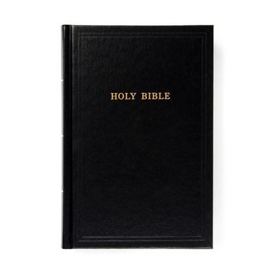 KJV Pew Bible, Black Hardcover