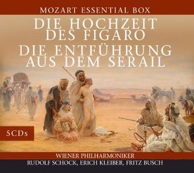 Die Hochzeit des Figaro / Die Entführung aus dem Serail, 5 Audio-CDs