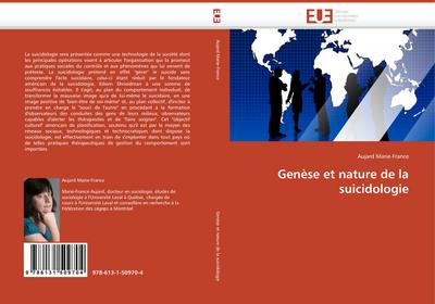 Genese Et Nature de La Suicidologie - Aujard Marie-France