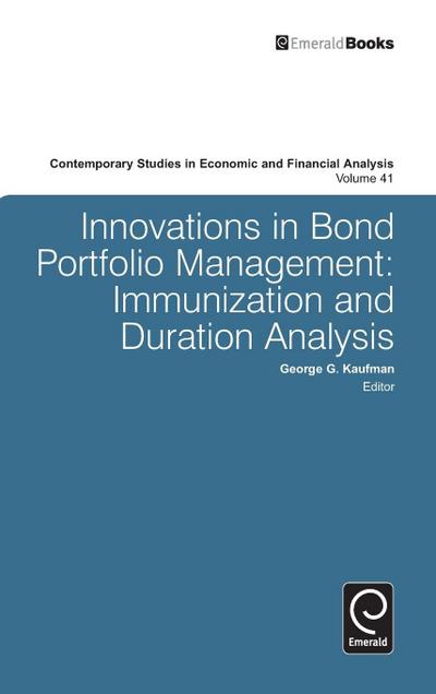Innovations in Bond Portfolio Management