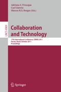 Collaboration and Technology: 17th International Conference, CRIWG 2011, Paraty, Brazil, October 2-7, 2011, Proceedings Adriana S. Vivacqua Editor