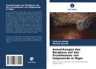 Auswirkungen des Bergbaus auf das Grundwasser von Izégouande in Niger