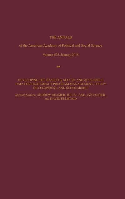 The ANNALS of the American Academy of Political and Social Science