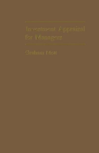Investment Appraisal for Managers