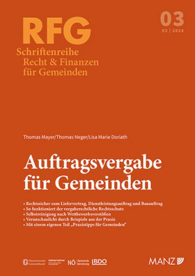 Auftragsvergabe für Gemeinden