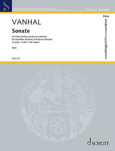 Sonata G-Dur op. 10/1für Flöte (Violine) und Basso continuo