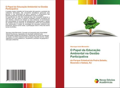 O Papel da Educação Ambiental na Gestão Participativa
