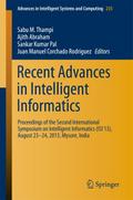 Recent Advances in Intelligent Informatics