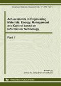 Engineering Materials, Energy, Management and Control