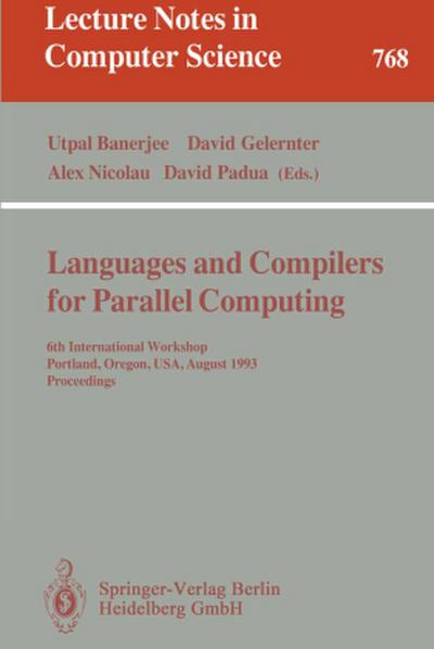 Languages and Compilers for Parallel Computing