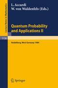 Quantum Probability and Applications II