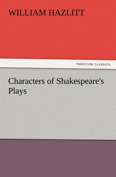 Characters of Shakespeare’s Plays