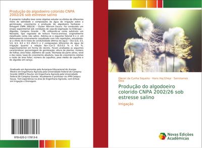 Produção do algodoeiro colorido CNPA 2002/26 sob estresse salino