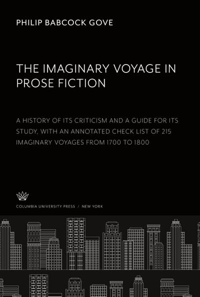 The Imaginary Voyage in Prose