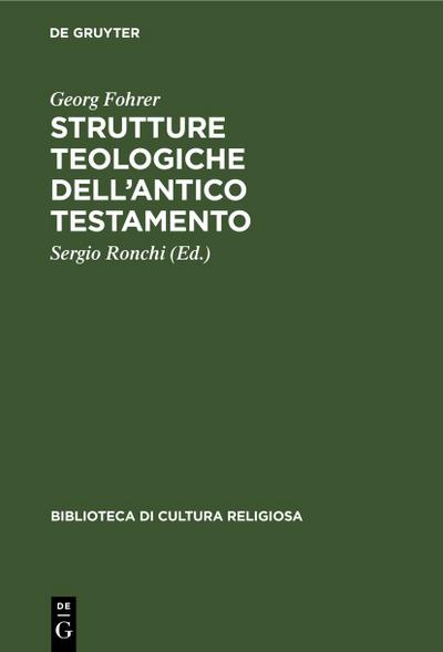 Strutture teologiche dell’Antico Testamento
