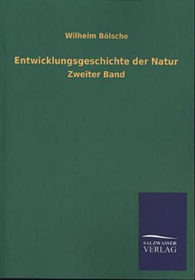 Entwicklungsgeschichte der Natur