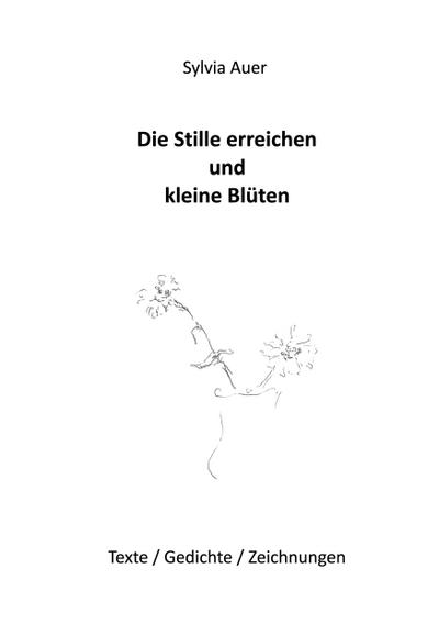 Die Stille erreichen und kleine Blüten