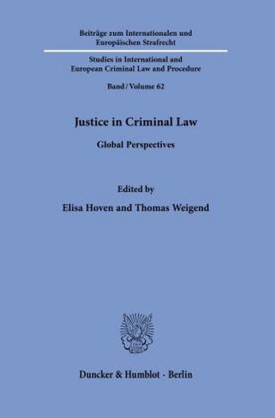 Justice in Criminal Law