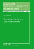 Korrelate im Deutschen und im Italienischen