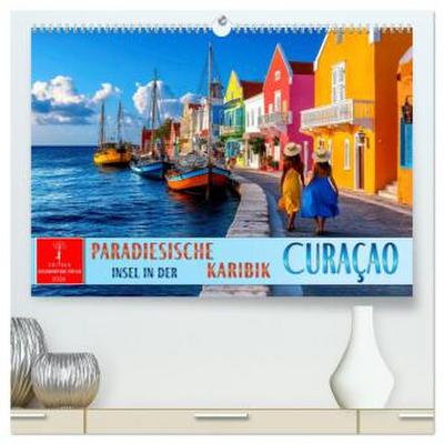 Curaçao - paradiesische Insel in der Karibik (hochwertiger Premium Wandkalender 2026 DIN A2 quer), Kunstdruck in Hochglanz