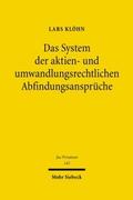 Das System der aktien- und umwandlungsrechtlichen 