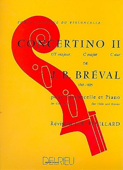 Concertino ut majeur no.2pour violoncelle et piano