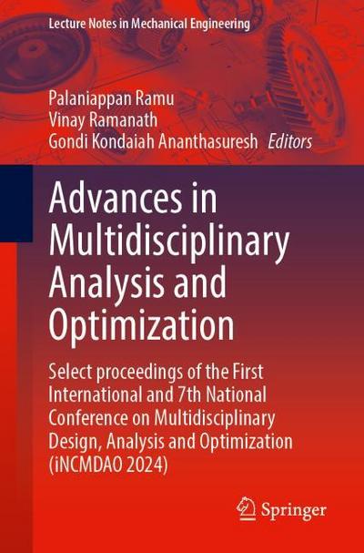 Advances in Multidisciplinary Analysis and Optimization
