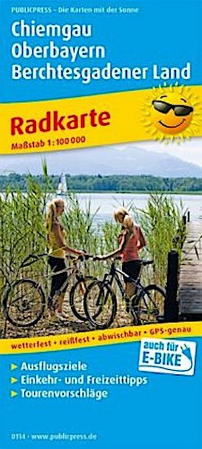 Chiemgau - Oberbayern - Berchtesgadener Land 1:100 000