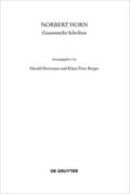 Norbert Horn, Gesammelte Schriften