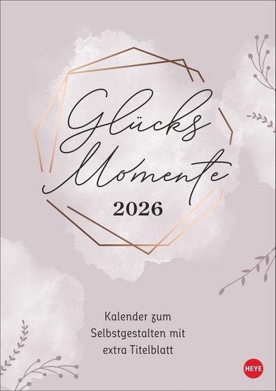 Kreativkalender Glücksmomente A4 2026