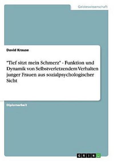 "Tief sitzt mein Schmerz" - Funktion und Dynamik von Selbstverletzendem Verhalten junger Frauen aus sozialpsychologischer Sicht