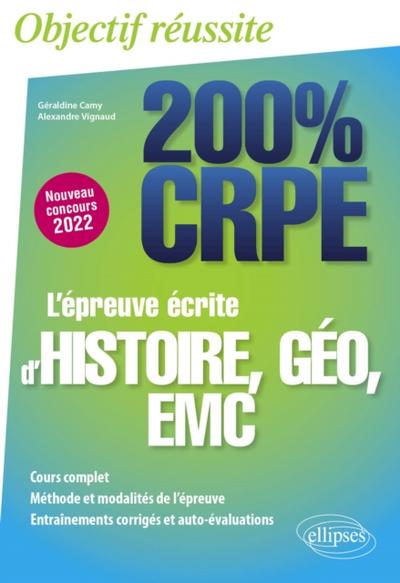 L’’épreuve écrite d’’histoire, géographie, EMC - CRPE Nouveau concours 2022