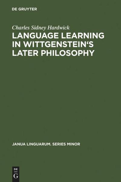 Language learning in Wittgenstein’s later philosophy