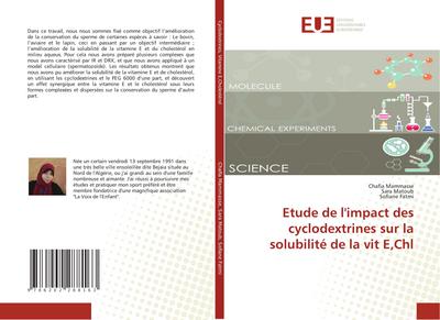 Etude de l’impact des cyclodextrines sur la solubilité de la vit E,Chl