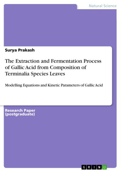 The Extraction and Fermentation Process of Gallic Acid from Composition of Terminalia Species Leaves
