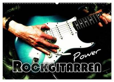 Rockgitarren Power (Wandkalender 2026 DIN A2 quer), CALVENDO Monatskalender