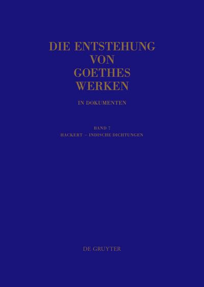 Hackert - Indische Dichtungen