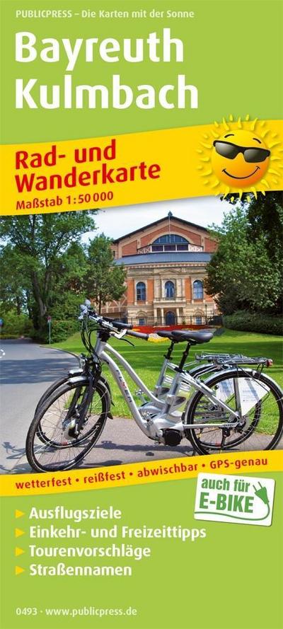 PUBLICPRESS Rad- und Wanderkarte Bayreuth - Kulmbach