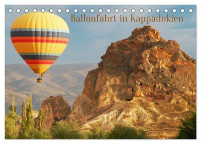 Ballonfahrt in Kappadokien (Tischkalender 2026 DIN A5 quer), CALVENDO Monatskalender