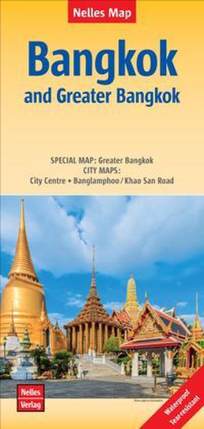 Nelles Map Landkarte Bangkok and Greater Bangkok 1:15.000