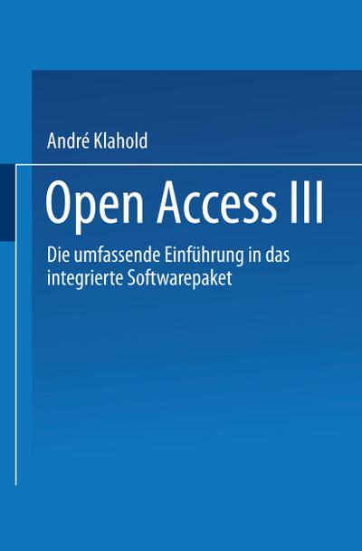 Open Access III